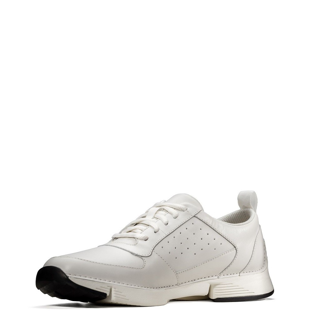 CLARKS</br>Ανδρικά Sneakers Λευκό Δέρμα TRI SPRINT Clarks CLARKS</br>Ανδρικά Sneakers Λευκό Δέρμα TRI SPRINT Clarks