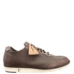 Ανδρικά Δετά Παπούτσια Καφέ Δέρμα TRITURN RUN Clarks