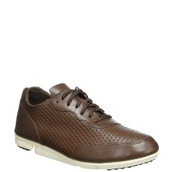 Ανδρικά Δετά Παπούτσια Καφέ Δέρμα TRITURN RUN Clarks