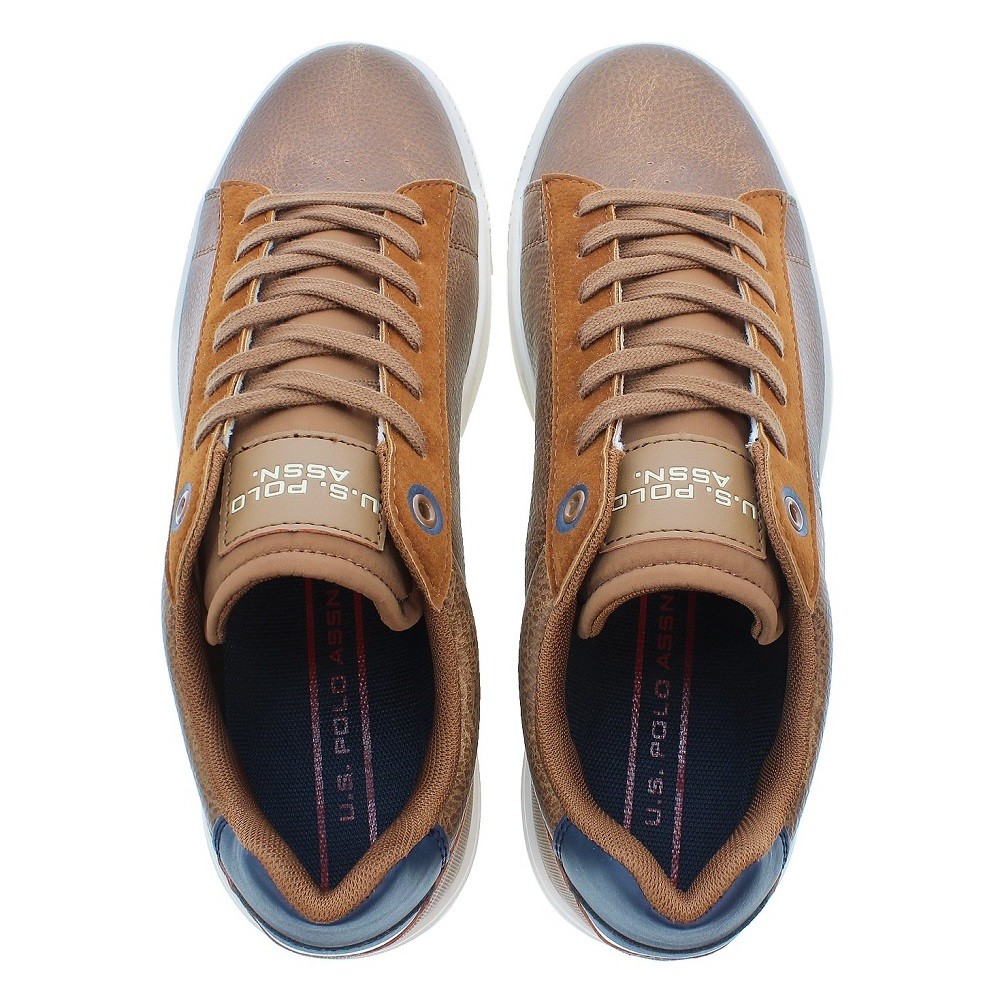 U.S. POLO ASSN.</br>Ανδρικά Sneakers Ταμπά TYMES006-BRW006 U.S. POLO ASSN.</br>Ανδρικά Sneakers Ταμπά TYMES006-BRW006