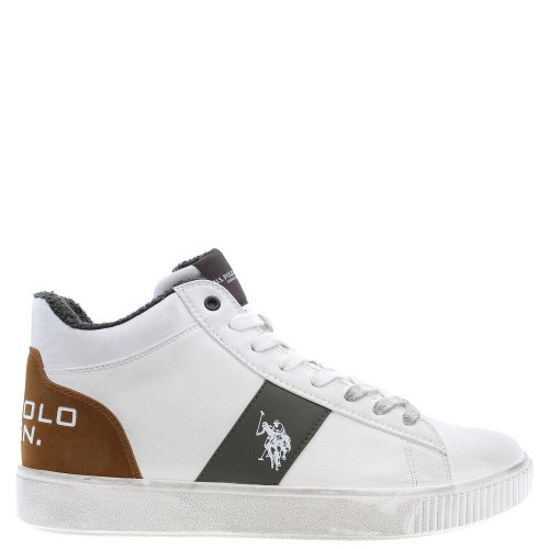 Ανδρικά Μποτάκια Λευκό TYMES007-WHI-CU001 U.S. Polo Assn.