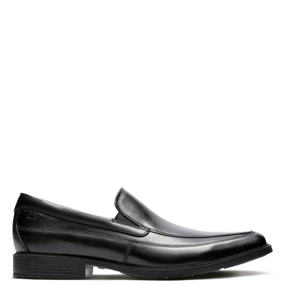 CLARKS</br>Ανδρικά Μοκασίνια Μαύρο Δέρμα TILDEN FREE Clarks CLARKS</br>Ανδρικά Μοκασίνια Μαύρο Δέρμα TILDEN FREE Clarks