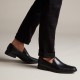 CLARKS</br>Ανδρικά Μοκασίνια Μαύρο Δέρμα TILDEN FREE Clarks CLARKS</br>Ανδρικά Μοκασίνια Μαύρο Δέρμα TILDEN FREE Clarks