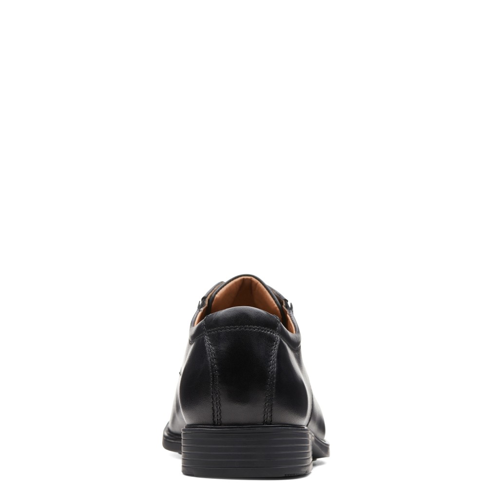 CLARKS</br>Ανδρικά Δετά Παπούτσια Μαύρο Δέρμα TILDEN PLAIN Clarks CLARKS</br>Ανδρικά Δετά Παπούτσια Μαύρο Δέρμα TILDEN PLAIN Clarks
