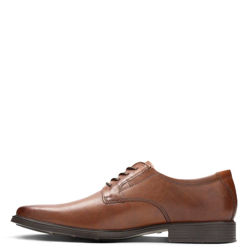 CLARKS</br>Ανδρικά Δετά Παπούτσια Ταμπά Δέρμα TILDEN PLAIN Clarks CLARKS</br>Ανδρικά Δετά Παπούτσια Ταμπά Δέρμα TILDEN PLAIN Clarks