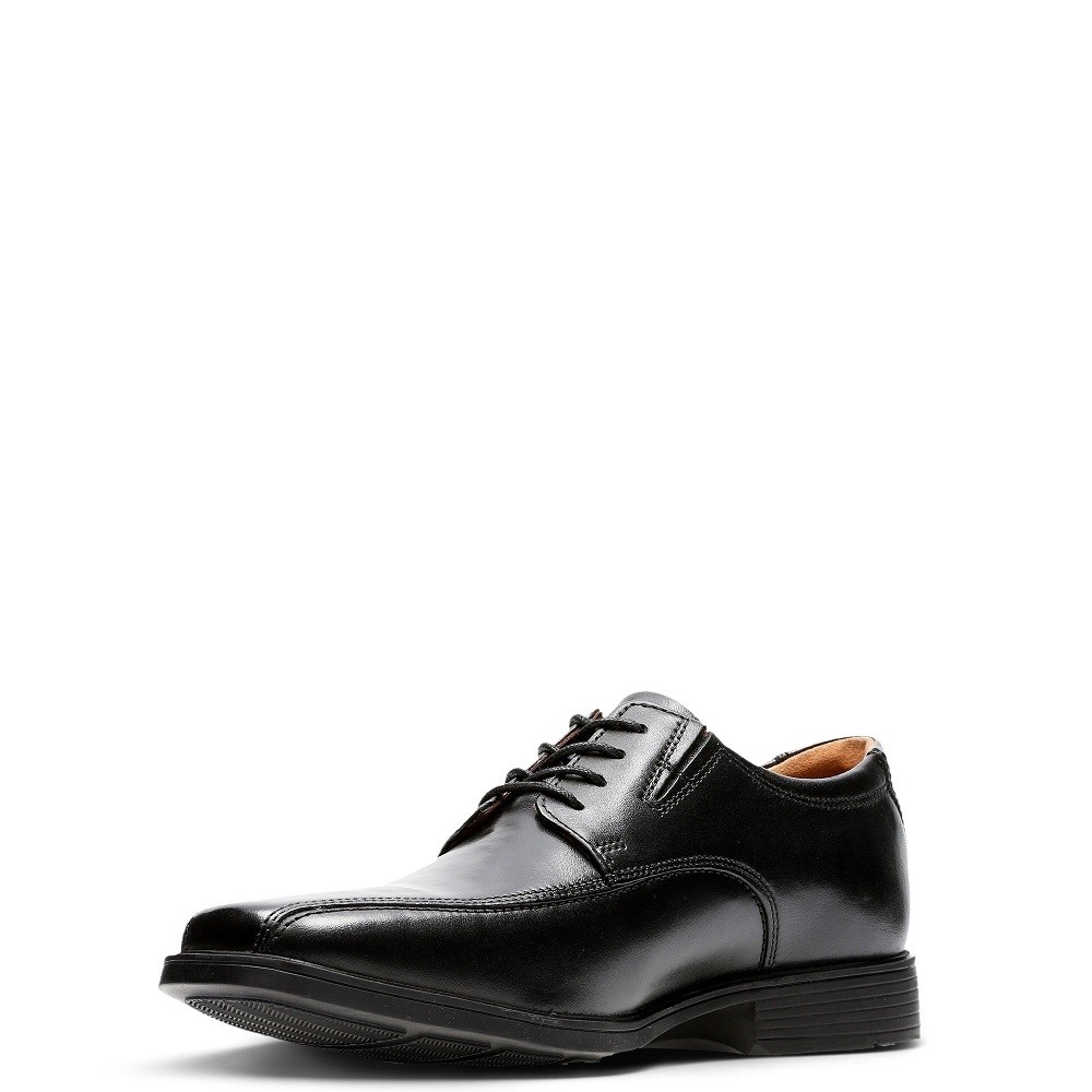 CLARKS</br>Ανδρικά Δετά Παπούτσια Μαύρο Δέρμα TILDEN WALK Clarks CLARKS</br>Ανδρικά Δετά Παπούτσια Μαύρο Δέρμα TILDEN WALK Clarks