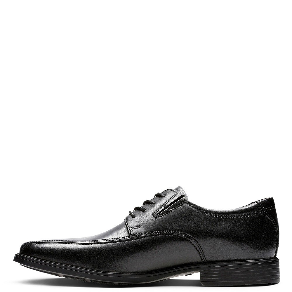 CLARKS</br>Ανδρικά Δετά Παπούτσια Μαύρο Δέρμα TILDEN WALK Clarks CLARKS</br>Ανδρικά Δετά Παπούτσια Μαύρο Δέρμα TILDEN WALK Clarks