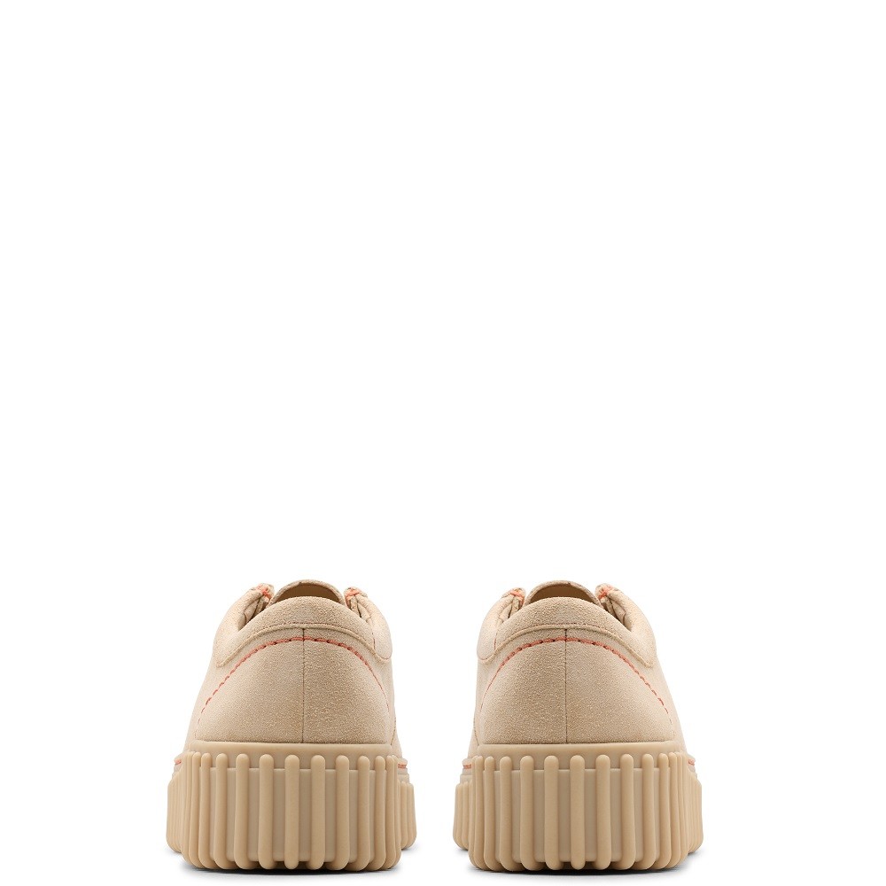 CLARKS</br>Γυναικεία Casual Παπούτσια Εκρού Suede TORHILL BEE Clarks CLARKS</br>Γυναικεία Casual Παπούτσια Εκρού Suede TORHILL BEE Clarks