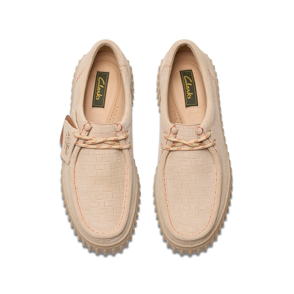 CLARKS</br>Γυναικεία Casual Παπούτσια Εκρού Suede TORHILL BEE Clarks CLARKS</br>Γυναικεία Casual Παπούτσια Εκρού Suede TORHILL BEE Clarks