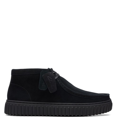 Ανδρικά Μποτάκια Μαύρο Suede TORHILL HI Clarks Ανδρικά Μποτάκια Μαύρο Suede TORHILL HI Clarks