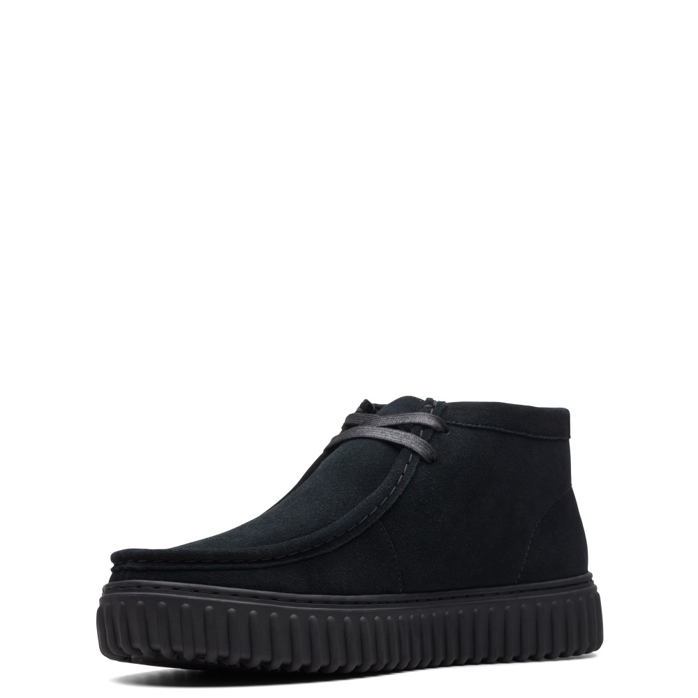 CLARKS</br>Ανδρικά Μποτάκια Μαύρο Suede TORHILL HI Clarks CLARKS</br>Ανδρικά Μποτάκια Μαύρο Suede TORHILL HI Clarks