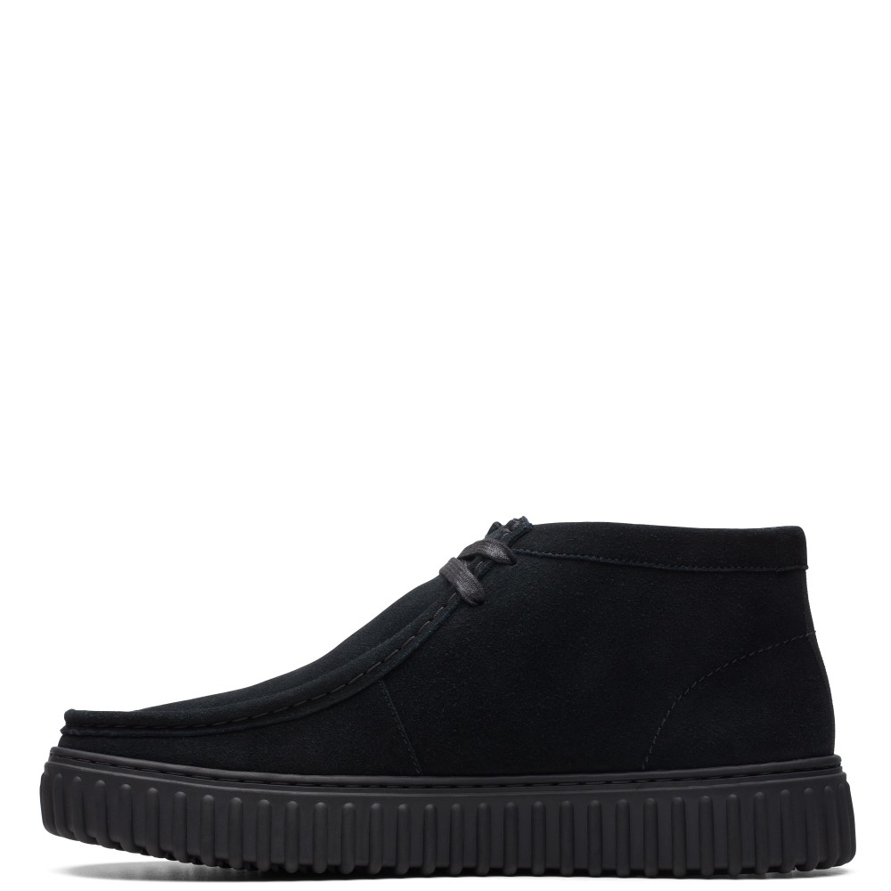 CLARKS</br>Ανδρικά Μποτάκια Μαύρο Suede TORHILL HI Clarks CLARKS</br>Ανδρικά Μποτάκια Μαύρο Suede TORHILL HI Clarks
