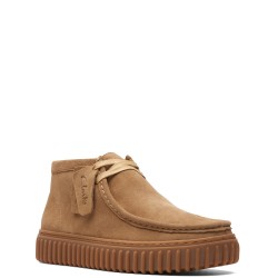 Ανδρικά Μποτάκια Μπεζ Suede TORHILL HI Clarks