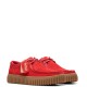CLARKS</br>Ανδρικά Δετά Παπούτσια Κόκκινο Suede TORHILL LO Clarks CLARKS</br>Ανδρικά Δετά Παπούτσια Κόκκινο Suede TORHILL LO Clarks