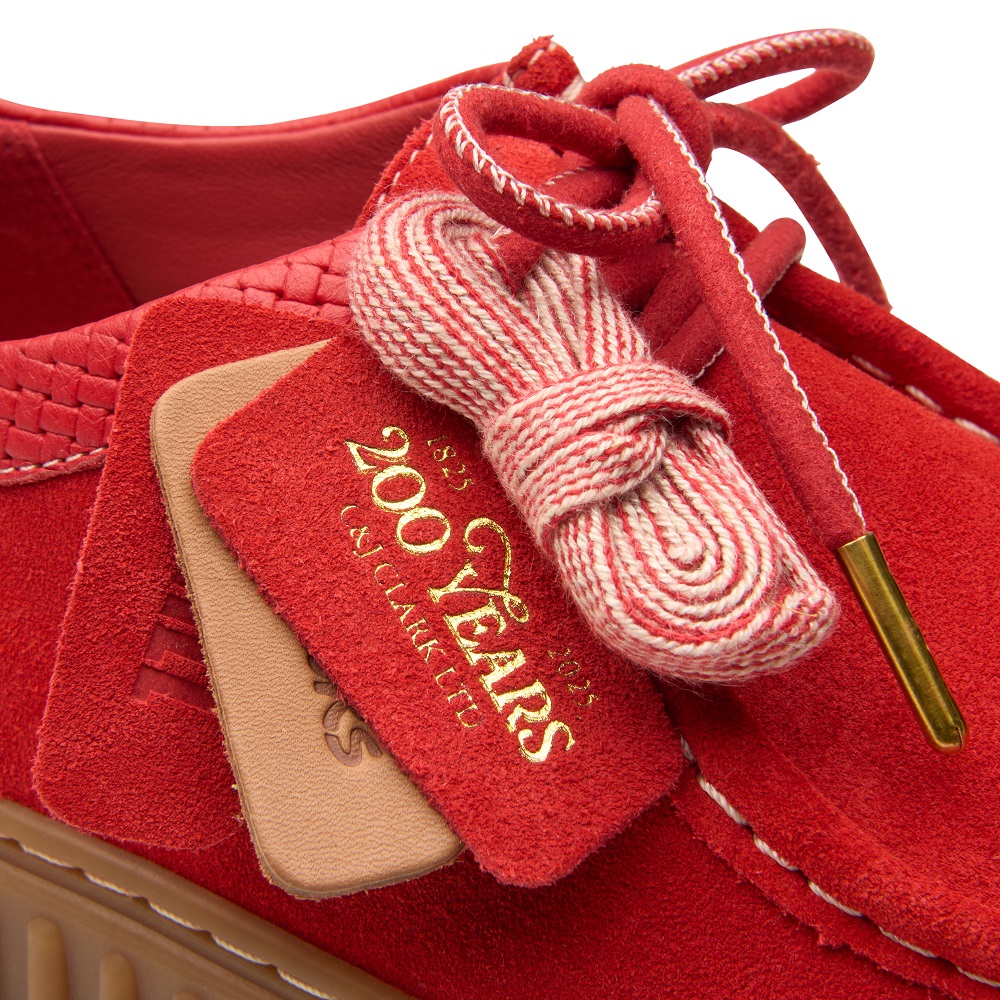 CLARKS</br>Ανδρικά Δετά Παπούτσια Κόκκινο Suede TORHILL LO Clarks CLARKS</br>Ανδρικά Δετά Παπούτσια Κόκκινο Suede TORHILL LO Clarks