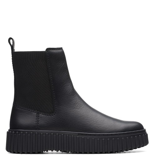 Γυναικεία Μποτάκια Μαύρο Δέρμα TORHILL MAPLE Clarks Γυναικεία Μποτάκια Μαύρο Δέρμα TORHILL MAPLE Clarks