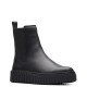 CLARKS</br>Γυναικεία Μποτάκια Μαύρο Δέρμα TORHILL MAPLE Clarks