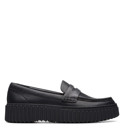 Γυναικεία Μοκασίνια Μαύρο Δέρμα TORHILL PENNY  Γυναικεία Μοκασίνια Μαύρο Δέρμα TORHILL PENNY