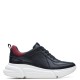 CLARKS</br>Γυναικεία Sneakers Μαύρο Δέρμα TRICOMET RUN Clarks CLARKS</br>Γυναικεία Sneakers Μαύρο Δέρμα TRICOMET RUN Clarks