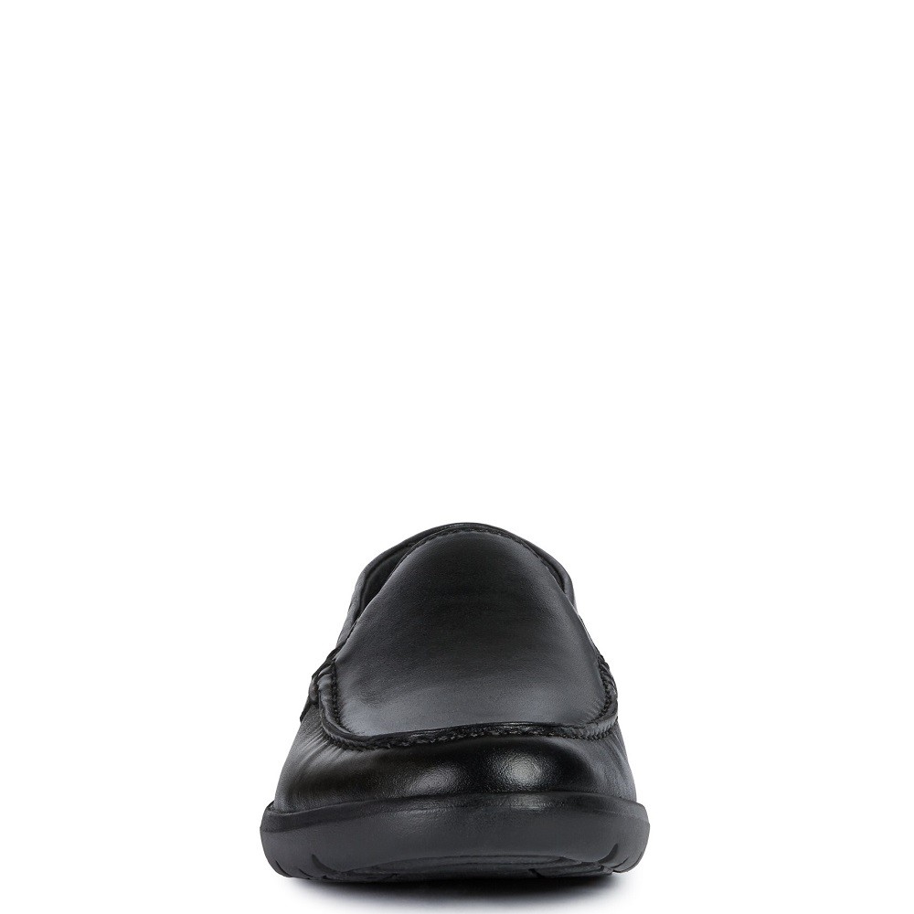 GEOX</br>Ανδρικά Μοκασίνια Μαύρο Δέρμα LEITAN E U043QE 00085 C9999 Geox GEOX</br>Ανδρικά Μοκασίνια Μαύρο Δέρμα LEITAN E U043QE 00085 C9999 Geox