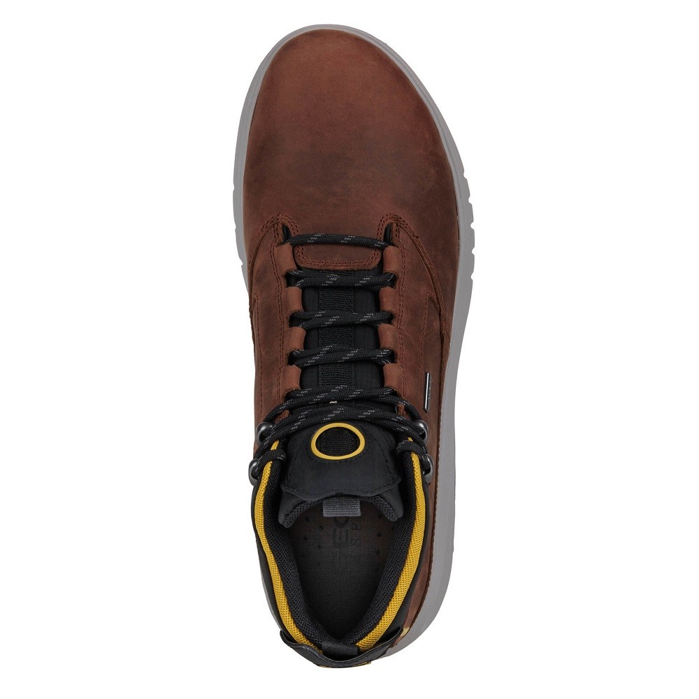 GEOX</br>Ανδρικά Μποτάκια Ταμπά Δέρμα Nubuck Waterproof AERANTIS 4X4 ABX A U04APA 00045 C0013 Geox