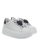 RENATO GARINI</br>Γυναικεία Sneakers Λευκό Μαύρο NEW 88-51 HEART Renato Garini RENATO GARINI</br>Γυναικεία Sneakers Λευκό Μαύρο NEW 88-51 HEART Renato Garini