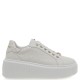 RENATO GARINI</br>Γυναικεία Sneakers Λευκό Στάμπα Πλατίνα Ματ NEW 2141-42EX118 Renato Garini RENATO GARINI</br>Γυναικεία Sneakers Λευκό Στάμπα Πλατίνα Ματ NEW 2141-42EX118 Renato Garini