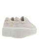 RENATO GARINI</br>Γυναικεία Sneakers Λευκό Στάμπα Πλατίνα Ματ NEW 2141-42EX118 Renato Garini RENATO GARINI</br>Γυναικεία Sneakers Λευκό Στάμπα Πλατίνα Ματ NEW 2141-42EX118 Renato Garini