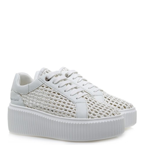 Γυναικεία Sneakers Λευκό Πλεκτό 2141-51EX07 Renato Garini Γυναικεία Sneakers Λευκό Πλεκτό 2141-51EX07 Renato Garini