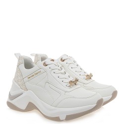 Γυναικεία Sneakers Λευκό Λευκό Πλατίνα Στάμπα 106-21EX240 RENATO Renato Garini