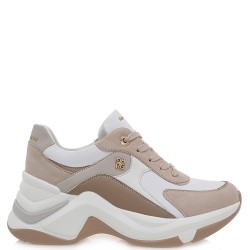 Γυναικεία Sneakers Λευκό Καμηλό Πούρο 106-51EX25 Renato Garini