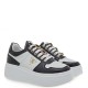 RENATO GARINI</br>Γυναικεία Sneakers Λευκό Μαύρο 88-51EX55 Renato Garini RENATO GARINI</br>Γυναικεία Sneakers Λευκό Μαύρο 88-51EX55 Renato Garini