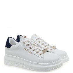 Γυναικεία Sneakers Λευκό Τζην Πλατίνα 2148-51EX73 Renato Garini