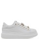 RENATO GARINI</br>Γυναικεία Sneakers Λευκό Στάμπα Χρυσό 66-51EX02 Renato Garini RENATO GARINI</br>Γυναικεία Sneakers Λευκό Στάμπα Χρυσό 66-51EX02 Renato Garini