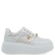 RENATO GARINI</br>Γυναικεία Sneakers Λευκό Πλατίνα Στάμπα 88-51EX56 Renato Garini RENATO GARINI</br>Γυναικεία Sneakers Λευκό Πλατίνα Στάμπα 88-51EX56 Renato Garini