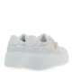 RENATO GARINI</br>Γυναικεία Sneakers Λευκό Πλατίνα Στάμπα 88-51EX56 Renato Garini RENATO GARINI</br>Γυναικεία Sneakers Λευκό Πλατίνα Στάμπα 88-51EX56 Renato Garini