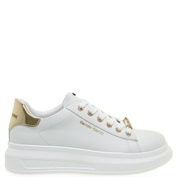 Γυναικεία Sneakers Λευκό Χρυσός Καθρέφτης 2148-51EX75 Renato Garini