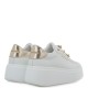 RENATO GARINI</br>Γυναικεία Sneakers Λευκό Πλατίνα Φίδι 88-51EX110 BUTTERFLI Renato Garini RENATO GARINI</br>Γυναικεία Sneakers Λευκό Πλατίνα Φίδι 88-51EX110 BUTTERFLI Renato Garini