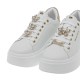 RENATO GARINI</br>Γυναικεία Sneakers Λευκό Πλατίνα Φίδι 88-51EX110 BUTTERFLI Renato Garini RENATO GARINI</br>Γυναικεία Sneakers Λευκό Πλατίνα Φίδι 88-51EX110 BUTTERFLI Renato Garini