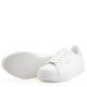 RENATO GARINI</br>Γυναικεία Sneakers Λευκό Λευκό Πλατίνα Στάμπα NEW 21VW2016-3 Renato Garini RENATO GARINI</br>Γυναικεία Sneakers Λευκό Λευκό Πλατίνα Στάμπα NEW 21VW2016-3 Renato Garini