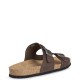 GEOX</br>Ανδρικές Παντόφλες Καφέ Δέρμα Nubuck SANDAL GHITA B U159VB 00032 C6024 Geox