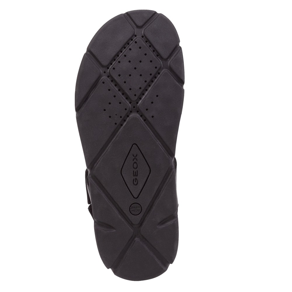 GEOX</br>Ανδρικά Πέδιλα Μαύρο Δέρμα XAND 2S B U15BGB 0003C C9999 Geox GEOX</br>Ανδρικά Πέδιλα Μαύρο Δέρμα XAND 2S B U15BGB 0003C C9999 Geox