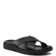 GEOX</br>Ανδρικές Παντόφλες Μαύρο Δέρμα XAND 2S C U15BGC 0003C C9999 Geox