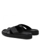 GEOX</br>Ανδρικές Παντόφλες Μαύρο Δέρμα XAND 2S C U15BGC 0003C C9999 Geox