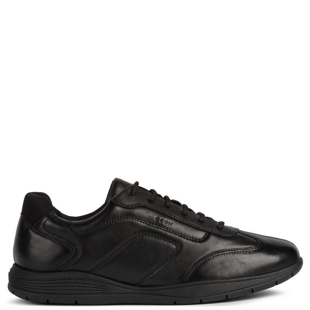 GEOX</br>Ανδρικά Sneakers Μαύρο Δέρμα SPHERICA EC2 U16BXC 000LM C9999 Geox GEOX</br>Ανδρικά Sneakers Μαύρο Δέρμα SPHERICA EC2 U16BXC 000LM C9999 Geox