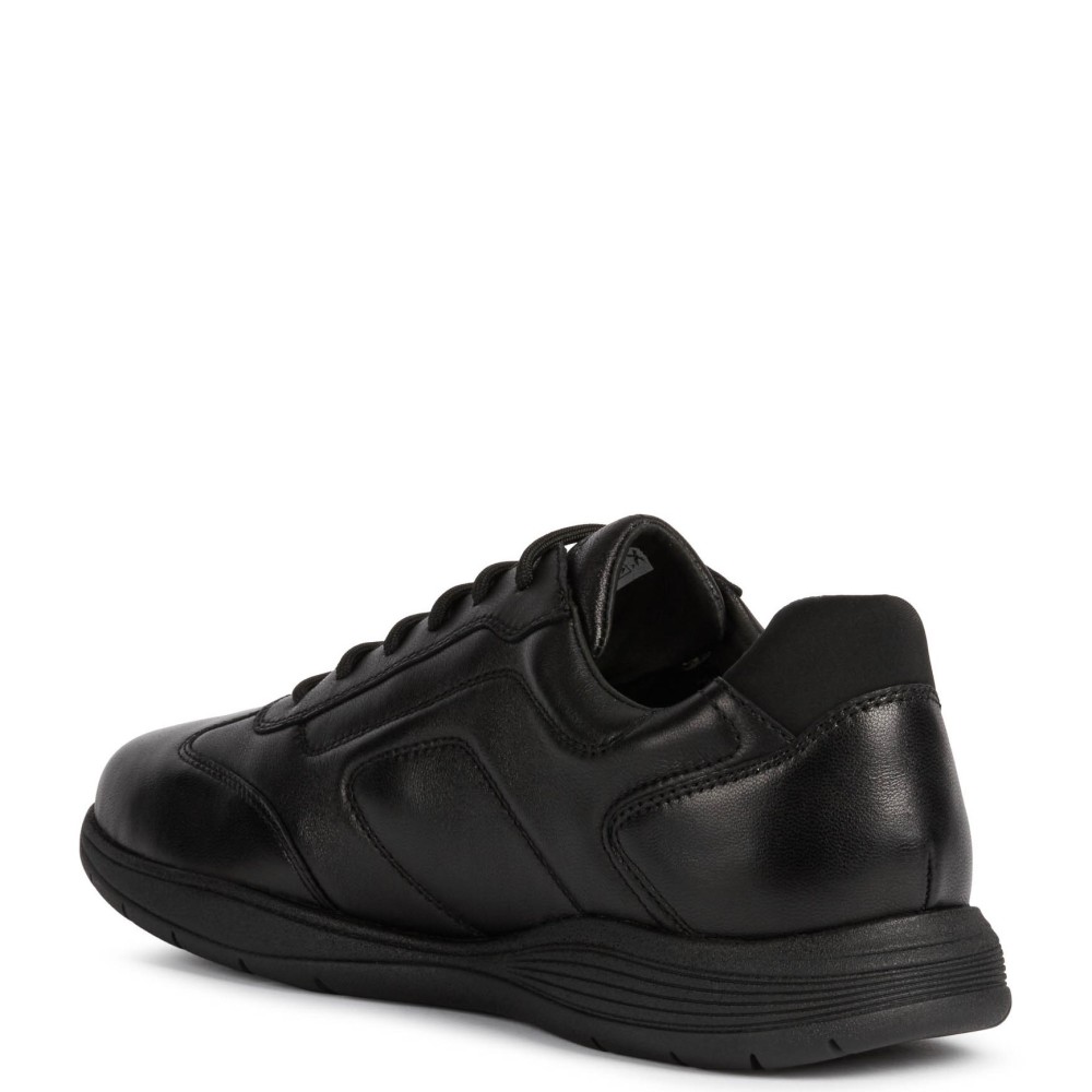 GEOX</br>Ανδρικά Sneakers Μαύρο Δέρμα SPHERICA EC2 U16BXC 000LM C9999 Geox GEOX</br>Ανδρικά Sneakers Μαύρο Δέρμα SPHERICA EC2 U16BXC 000LM C9999 Geox