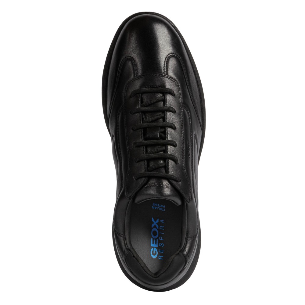 GEOX</br>Ανδρικά Sneakers Μαύρο Δέρμα SPHERICA EC2 U16BXC 000LM C9999 Geox GEOX</br>Ανδρικά Sneakers Μαύρο Δέρμα SPHERICA EC2 U16BXC 000LM C9999 Geox