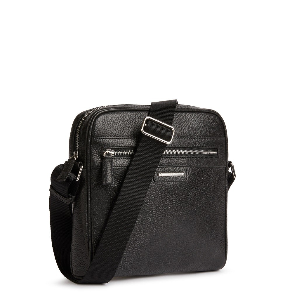 GEOX</br>Ανδρική Τσάντα Crossbody Μαύρο Δέρμα U25J8A 00046 C9997 Geox
