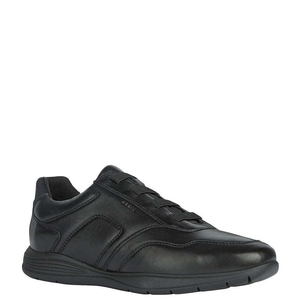 GEOX</br>Ανδρικά Sneakers Μαύρο Δέρμα SPHERICA EC2 U26BXA 000LM C9999 Geox GEOX</br>Ανδρικά Sneakers Μαύρο Δέρμα SPHERICA EC2 U26BXA 000LM C9999 Geox