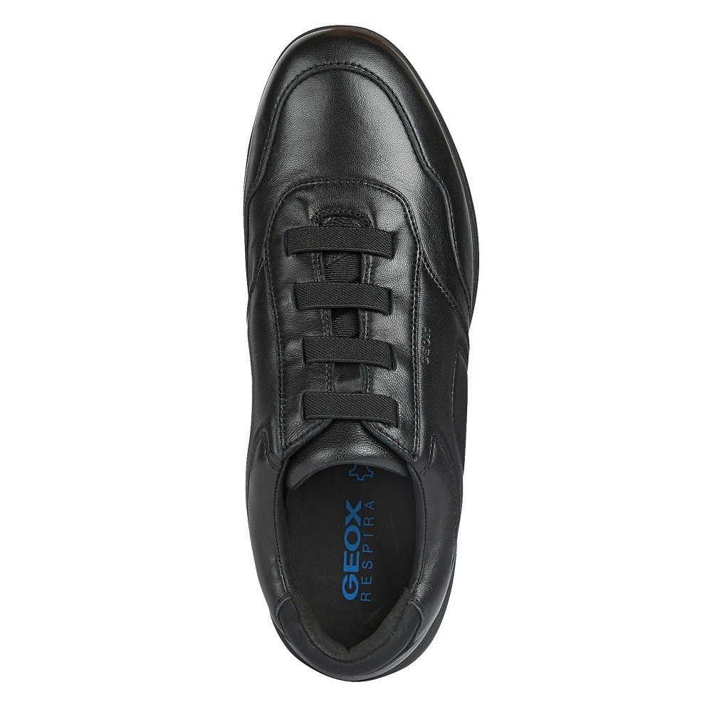 GEOX</br>Ανδρικά Sneakers Μαύρο Δέρμα SPHERICA EC2 U26BXA 000LM C9999 Geox GEOX</br>Ανδρικά Sneakers Μαύρο Δέρμα SPHERICA EC2 U26BXA 000LM C9999 Geox